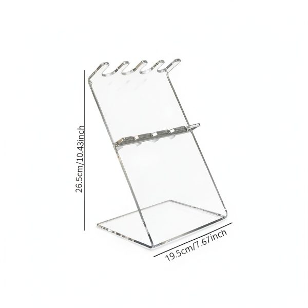 Lab Pipette Rack Acrylic Stand by shamjina-4-Hole Versatile Organizer-4