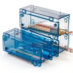Heathrow Scientific HD20615M Blue Manual Pipette Rack 95mm Width 3-0