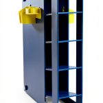 Heathrow Scientific HD20612M Blue ABS Magnetized Manual Pipette Rack-0