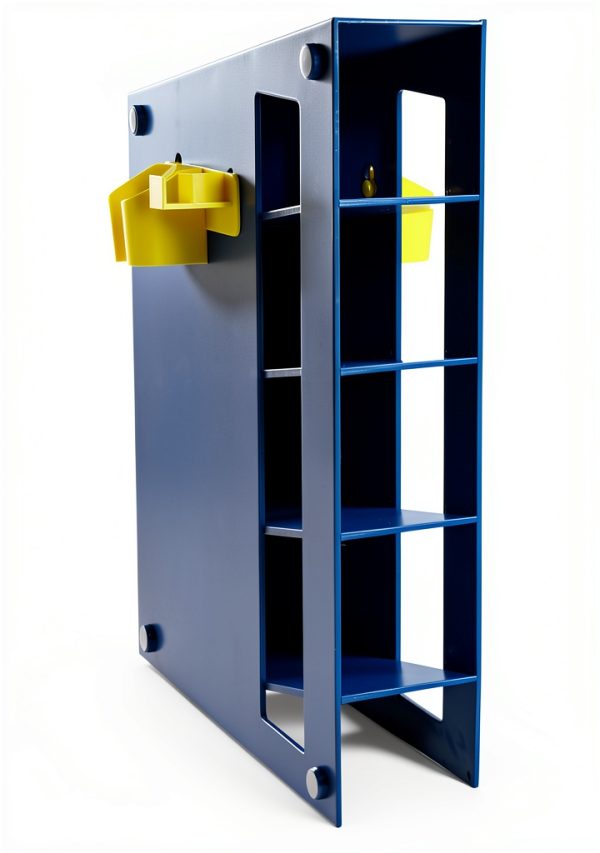 Heathrow Scientific HD20612M Blue ABS Magnetized Manual Pipette Rack-0