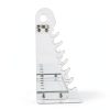 Zerodis Organic Glass Trapezoid Pipette Rack with 1.5cm Hole-7