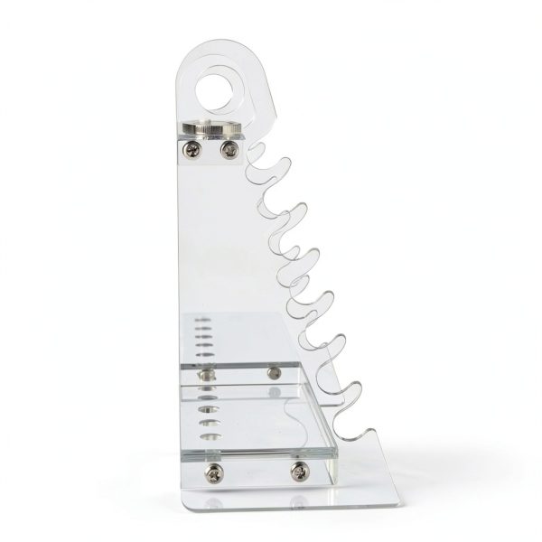 Zerodis Organic Glass Trapezoid Pipette Rack with 1.5cm Hole-7