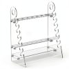 stonylab Pipette Rack, Detachable Plexiglass Pipette Holder Stand Pipet Rack with 1.5 cm Hole Diameter-0