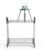 Trapezoid Organic Glass Pipette Rack, Laboratory Supporting Holder Bracket with 1.5cm Holes-3