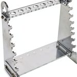 Zerodis Organic Glass Trapezoid Pipette Rack with 1.5cm Hole-0