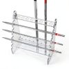 Trapezoid Organic Glass Pipette Rack, Laboratory Supporting Holder Bracket with 1.5cm Holes-1