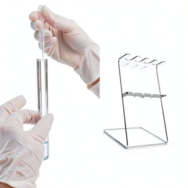 Lab Pipette Rack Acrylic Stand by shamjina-4-Hole Versatile Organizer-1