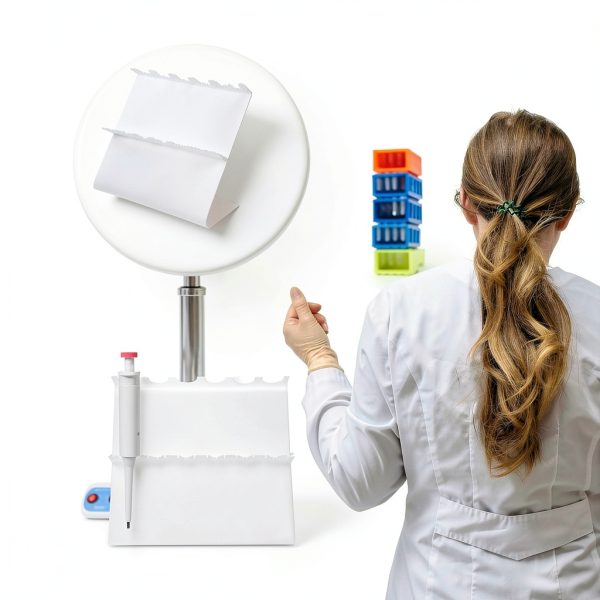 Portable Plastic Pipette Stand VILLFUL Linear Multi Pipette Rack-2