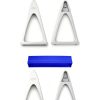 QWORK Linear Pipettor Stand Rack Plastic Holds 6 Micropipettes Pack 2-7