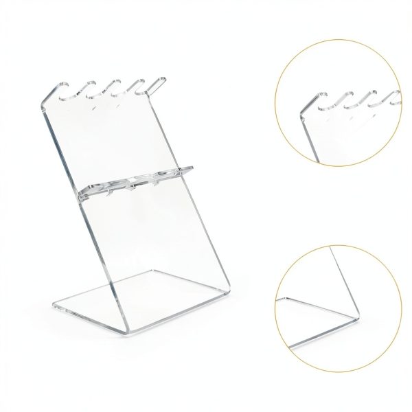 Lab Pipette Rack Acrylic Stand by shamjina-4-Hole Versatile Organizer-3