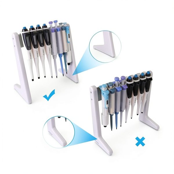Micropipette Stand BIOLOGIX Plastic Rack with Z-Shape Design-2