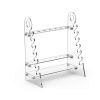 stonylab Pipette Rack, Detachable Plexiglass Pipette Holder Stand Pipet Rack with 1.5 cm Hole Diameter-1