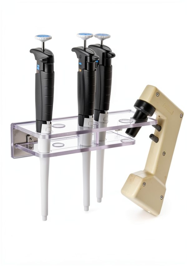 5 Position Pipette Bracket with Magnets by Poltex PETG Lab Rack-0