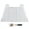 stonylab Pipette Rack, Detachable Plexiglass Pipette Holder Stand Pipet Rack with 1.5 cm Hole Diameter-3