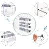Acrylic Pipette Rack Geelin 4‑Compartment Clear Stand 15×11.8×4 in-2