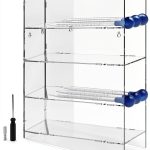Acrylic Pipette Rack FOUR ES Scientific – Wall‑Mounted 4‑Compartment-0