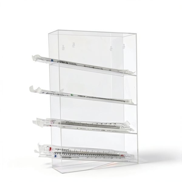 Serological Pipette Rack BIOLOGIX Acrylic 4-Compartment 12x4x19in-4