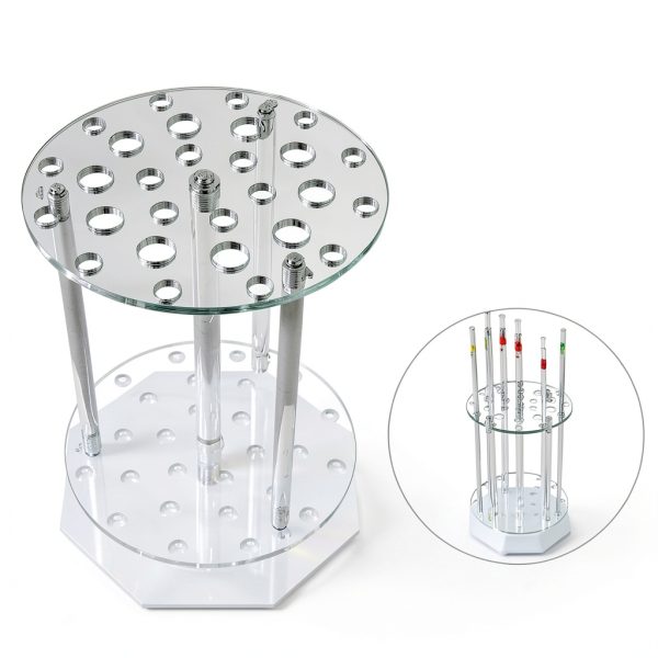 Pipette Rack LZKW 28-Hole Plexiglass Lab Holder Students Teachers-2