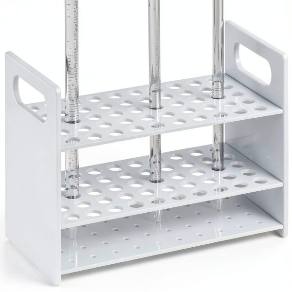 Weysat Pipette Rack Acrylic Stand 9 x 7 x 4.3 in 50 Place Lab-0