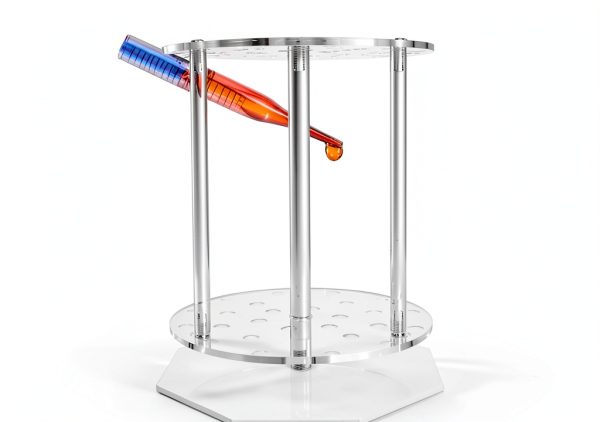 Pipette Rack LZKW 28-Hole Plexiglass Lab Holder Students Teachers-1