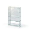 Clear Acrylic Pipette Rack DoubleFill 4-Compartment Sealed Base-2