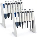 Pipette Stand eLabPal Lab Plastic Micropipette Rack – Anti‑Slip-0