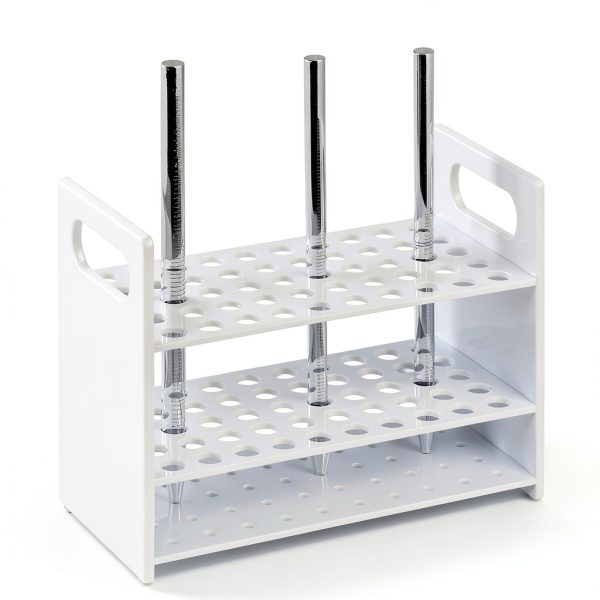 Weysat Pipette Rack Acrylic Stand 9 x 7 x 4.3 in 50 Place Lab-2
