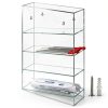 Clear Acrylic Pipette Rack DoubleFill 4-Compartment Sealed Base-0