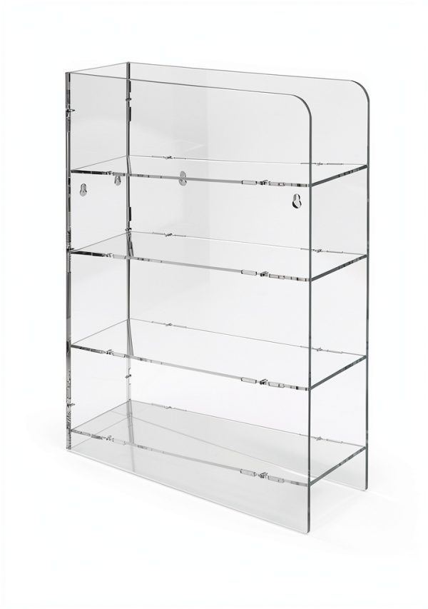 Acrylic Pipette Rack FOUR ES Scientific – Wall‑Mounted 4‑Compartment-1