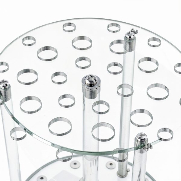 Pipette Rack LZKW 28-Hole Plexiglass Lab Holder Students Teachers-6