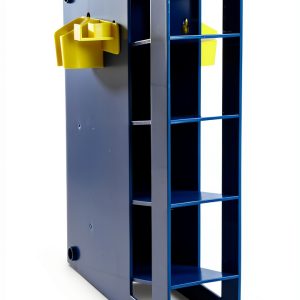 Heathrow Scientific Pipette Rack Manual 4-Compartment ABS Plastic Blue-0