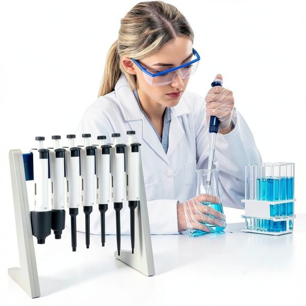 Pipette Stand eLabPal Lab Plastic Micropipette Rack – Anti‑Slip-6